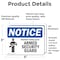 Signmission Property Patrolled By Armed Security Guard OSHA Notice Sign, Vinyl Decal, 5in W x 3.5in L, 2PK OS-2PACK-NS-D-35-L-16435 - alternate 6